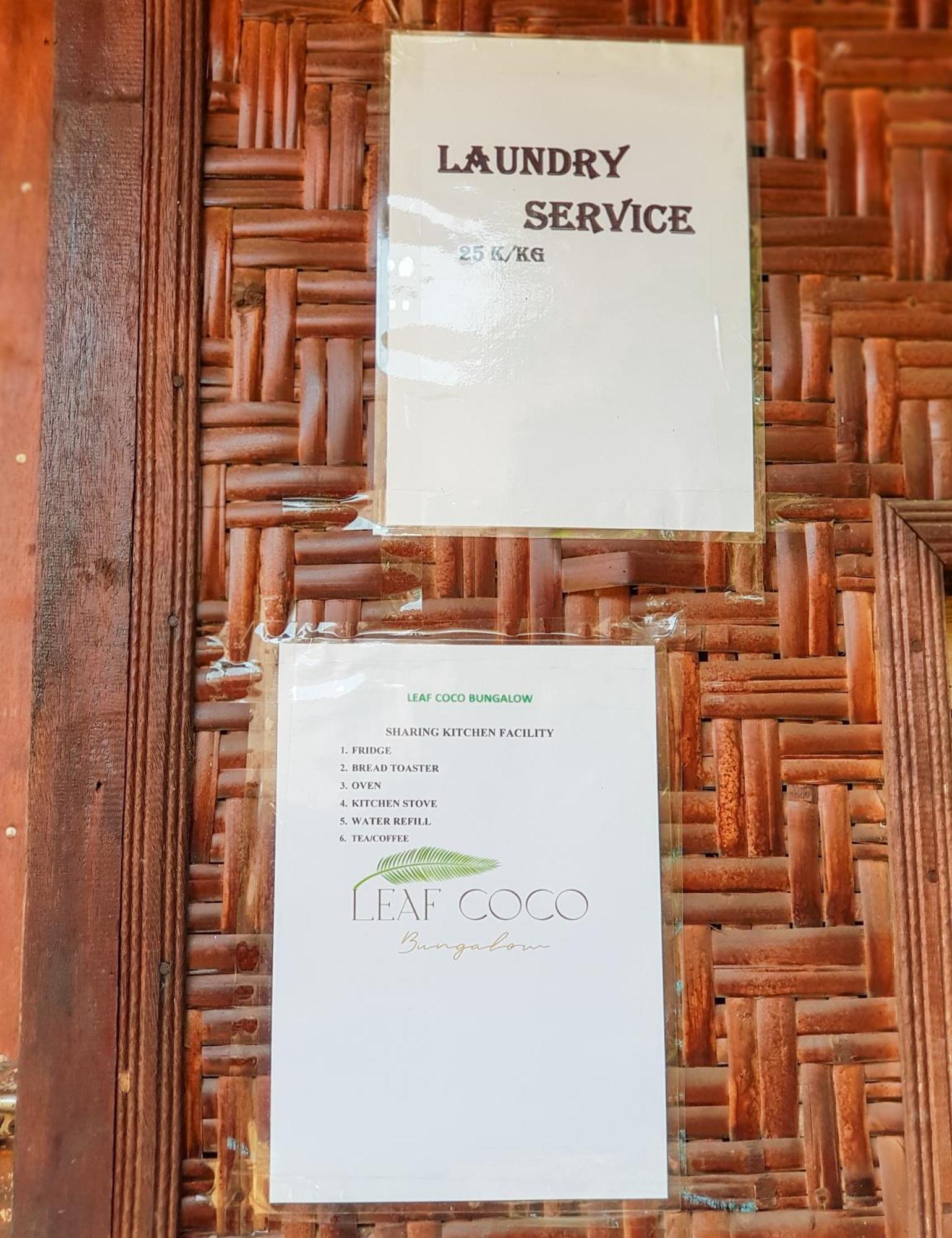 Leaf Coco Bungalow Gili Air Eksteriør bilde